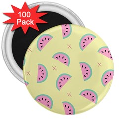 Watermelon Wallpapers  Creative Illustration And Pattern 3  Magnets (100 Pack) by BangZart