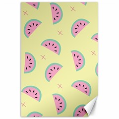 Watermelon Wallpapers  Creative Illustration And Pattern Canvas 24  X 36  by BangZart