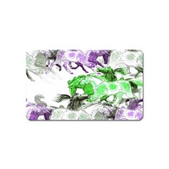 Horse Animal World Green Magnet (name Card) by BangZart