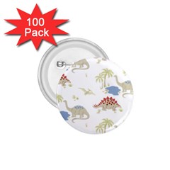 Dinosaur Animal Art Pattern 1 75  Buttons (100 Pack)  by BangZart