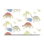 Dinosaur animal Art Pattern Plate Mats 18 x12  Plate Mat