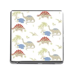 Dinosaur Animal Art Pattern Memory Card Reader (square 5 Slot) by BangZart