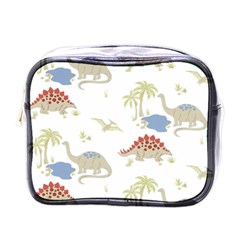 Dinosaur Animal Art Pattern Mini Toiletries Bag (one Side) by BangZart