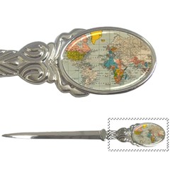 World Map Vintage Letter Opener