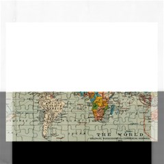 World Map Vintage Rectangular Jigsaw Puzzl