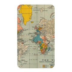 World Map Vintage Memory Card Reader (rectangular)