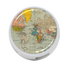 World Map Vintage 4-port Usb Hub (one Side) by BangZart