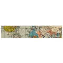 World Map Vintage Small Flano Scarf