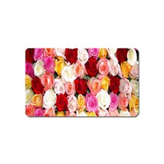 Roses Color Beautiful Flowers Magnet (name Card) by BangZart