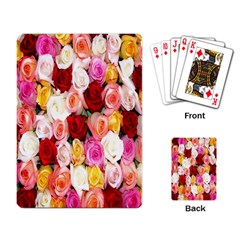 Roses Color Beautiful Flowers Playing Cards Single Design (rectangle)