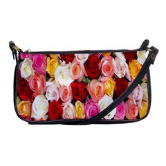 Roses Color Beautiful Flowers Shoulder Clutch Bag