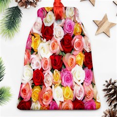 Roses Color Beautiful Flowers Ornament (bell)