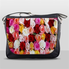 Roses Color Beautiful Flowers Messenger Bag