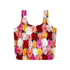 Roses Color Beautiful Flowers Full Print Recycle Bag (s)