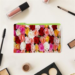 Roses Color Beautiful Flowers Cosmetic Bag (xs)