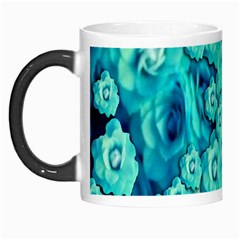 Happy Florals  Giving  Peace Ornate In Green Morph Mugs by pepitasart