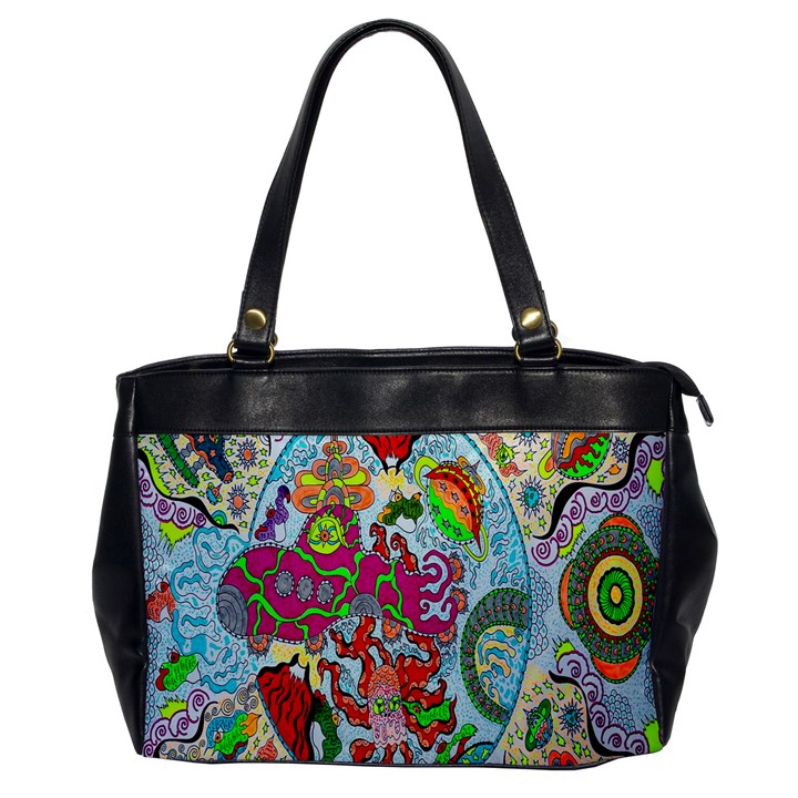 Supersonic volcanic splash Oversize Office Handbag