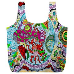 Supersonic Volcanic Splash Full Print Recycle Bag (xl) by chellerayartisans