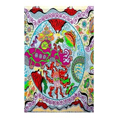 Supersonic Volcanic Splash Shower Curtain 48  X 72  (small)  by chellerayartisans