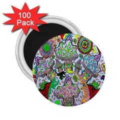 Supersonic Volcanic Mushroom Power 2 25  Magnets (100 Pack)  by chellerayartisans