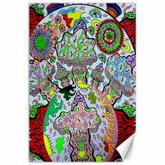 Supersonic Volcanic Mushroom Power Canvas 24  X 36  by chellerayartisans