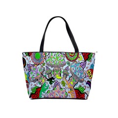 Supersonic Volcanic Mushroom Power Classic Shoulder Handbag by chellerayartisans