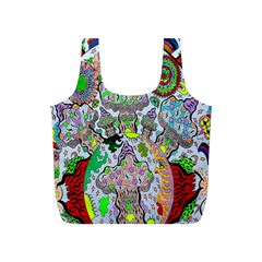 Supersonic Volcanic Mushroom Power Full Print Recycle Bag (s) by chellerayartisans