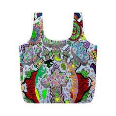 Supersonic Volcanic Mushroom Power Full Print Recycle Bag (m) by chellerayartisans