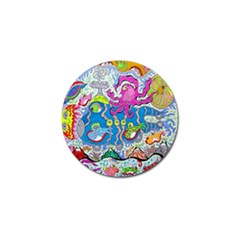 Supersonic Volcanic Fish Sonar Submarine Golf Ball Marker by chellerayartisans