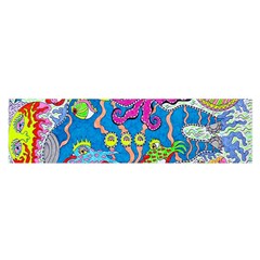 Supersonic Volcanic Fish Sonar Submarine Satin Scarf (oblong) by chellerayartisans