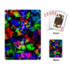 Multicolored Abstract Print Playing Cards Single Design (rectangle) by dflcprintsclothing