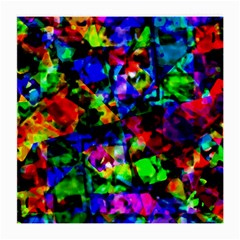 Multicolored Abstract Print Medium Glasses Cloth (2 Sides) by dflcprintsclothing