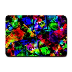 Multicolored Abstract Print Small Doormat  by dflcprintsclothing