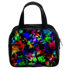 Multicolored Abstract Print Classic Handbag (two Sides) by dflcprintsclothing