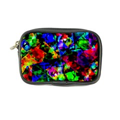 Multicolored Abstract Print Coin Purse by dflcprintsclothing