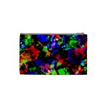 Multicolored Abstract Print Cosmetic Bag (Small) Back