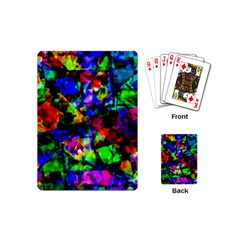 Multicolored Abstract Print Playing Cards Single Design (mini)