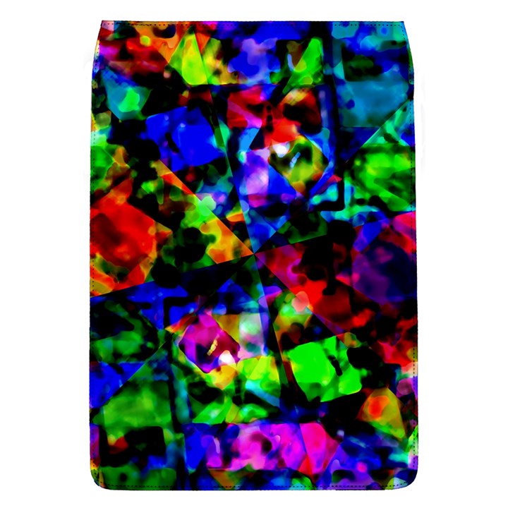 Multicolored Abstract Print Removable Flap Cover (L)