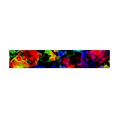 Multicolored Abstract Print Flano Scarf (mini) by dflcprintsclothing