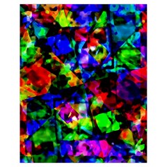 Multicolored Abstract Print Drawstring Bag (small)