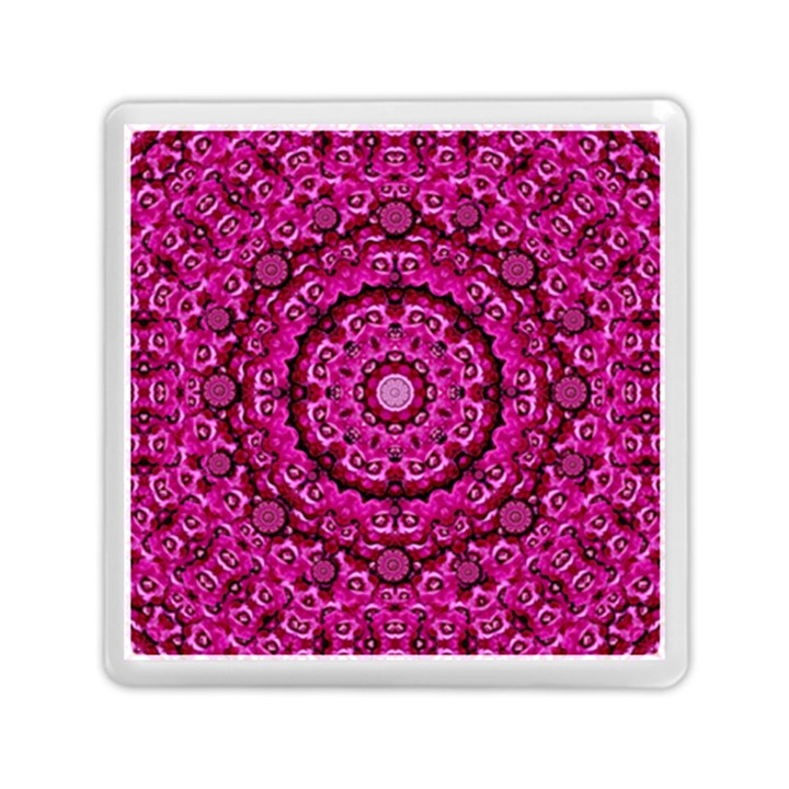 Happy Florals  Giving  Peace And Great Feelings Memory Card Reader (Square)