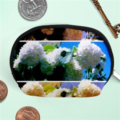 Snowball Branch Collage (i) Accessory Pouch (medium) by okhismakingart