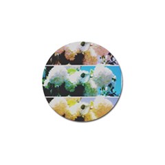 Faded Snowball Branch Collage (ii) Golf Ball Marker (10 Pack) by okhismakingart