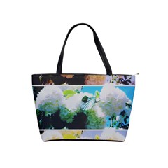 Faded Snowball Branch Collage (ii) Classic Shoulder Handbag by okhismakingart