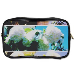 Faded Snowball Branch Collage (ii) Toiletries Bag (one Side) by okhismakingart