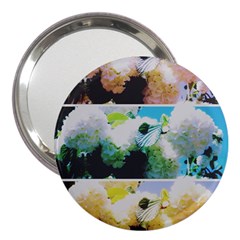 Faded Snowball Branch Collage (ii) 3  Handbag Mirrors by okhismakingart