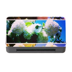 Bright Snowball Branch Collage (iii) Memory Card Reader With Cf by okhismakingart