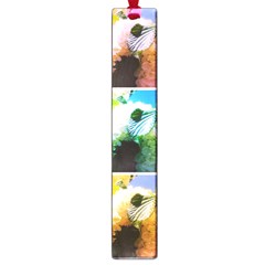 Bright Snowball Branch Collage (iii) Large Book Marks by okhismakingart