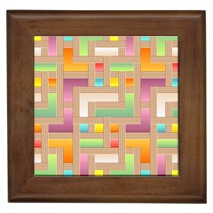 Abstract Background Colorful Framed Tiles by Pakrebo