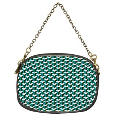 Pattern Green Blue Grey Hues Chain Purse (two Sides) by Pakrebo